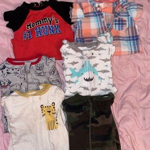 New and Used Lot 3-6 month baby boy clothes